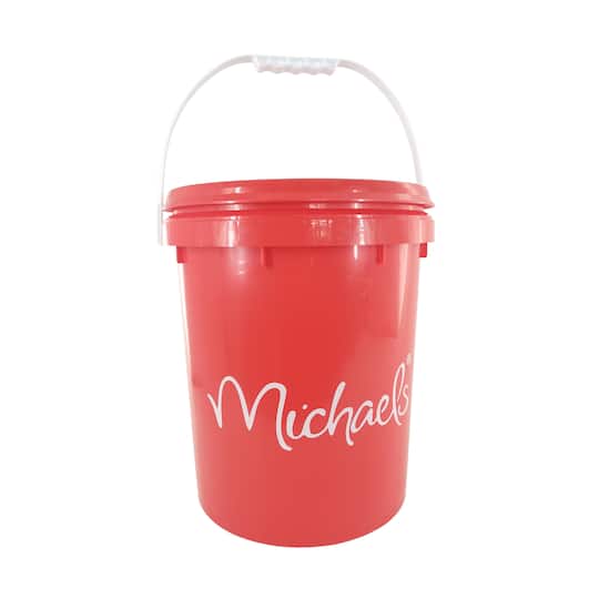 Michaels, 5gal. Red Craft Bucket with Lid by Craft Smart® – Category: Cleaning Supplies & Accessories
